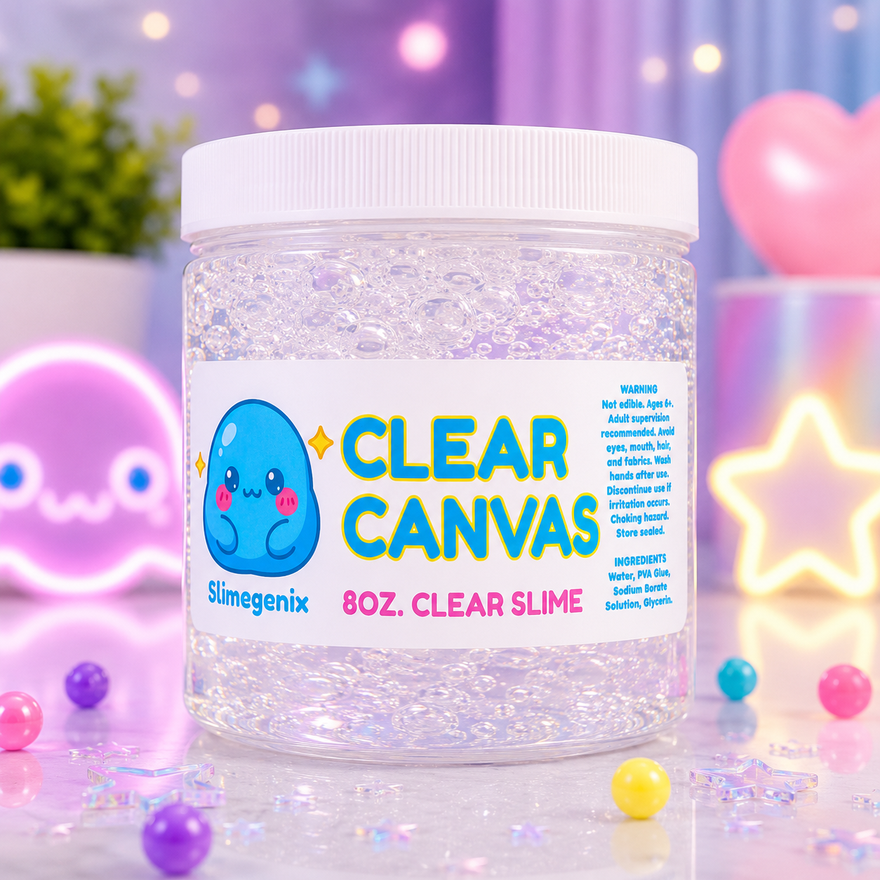 Clear Canvas Slime